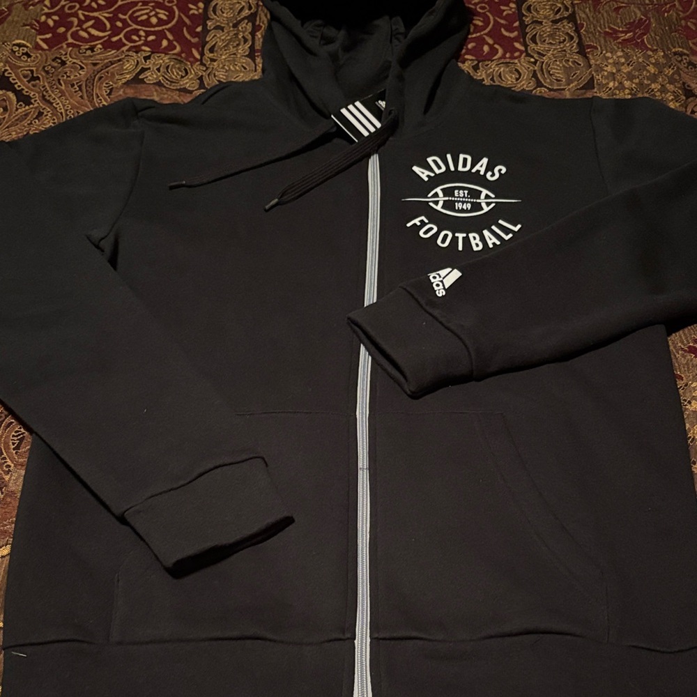Adidas Essentials Fleece Lined Full Zip Hoodie